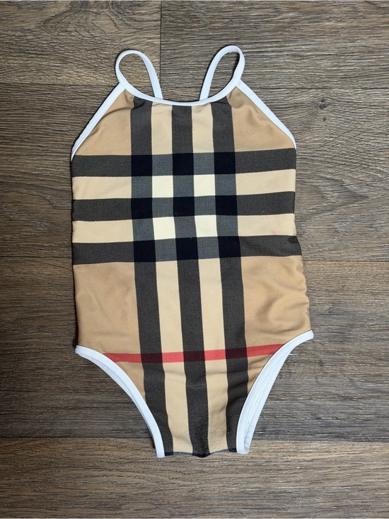 Burberry Other - 2T Burberry Classic One-Piece Swimsuit in Camel and Black